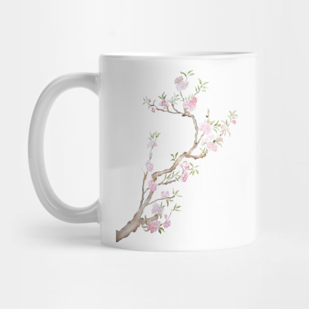 pink peach flowers blossom by colorandcolor